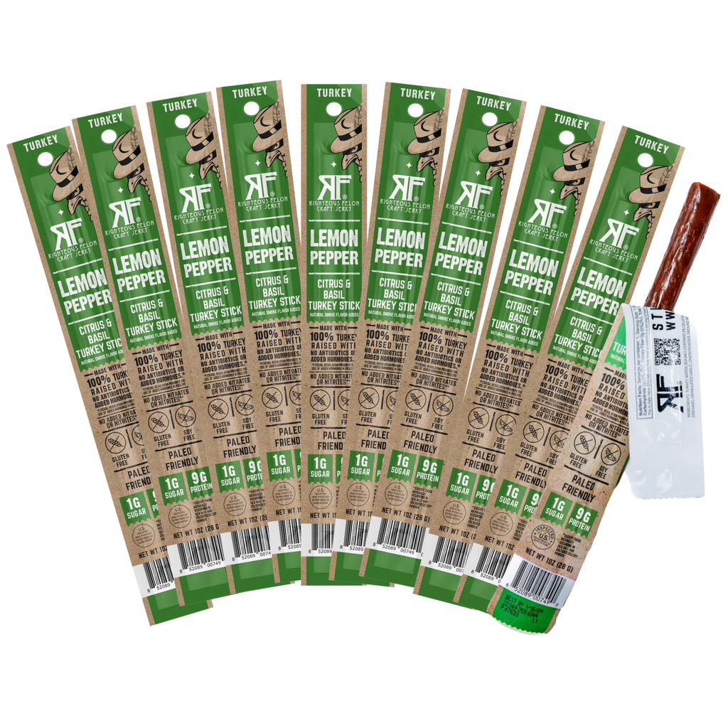 Lemon Pepper Turkey Stick (10-Pack)
