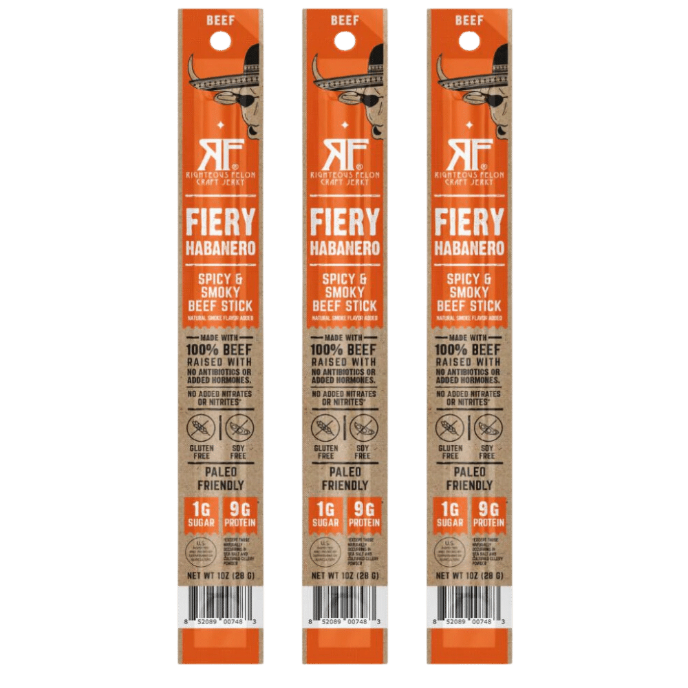 Fiery Habanero Beef Stick (3-Pack)