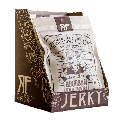 Bourbon Franklin Beef Jerky (8-pack)