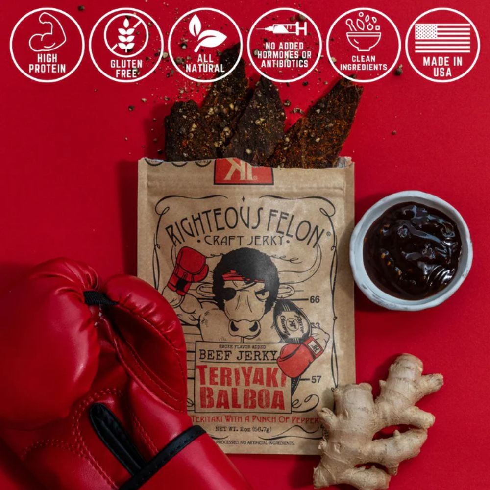 Teriyaki Balboa Beef Jerky 1oz (16ct)