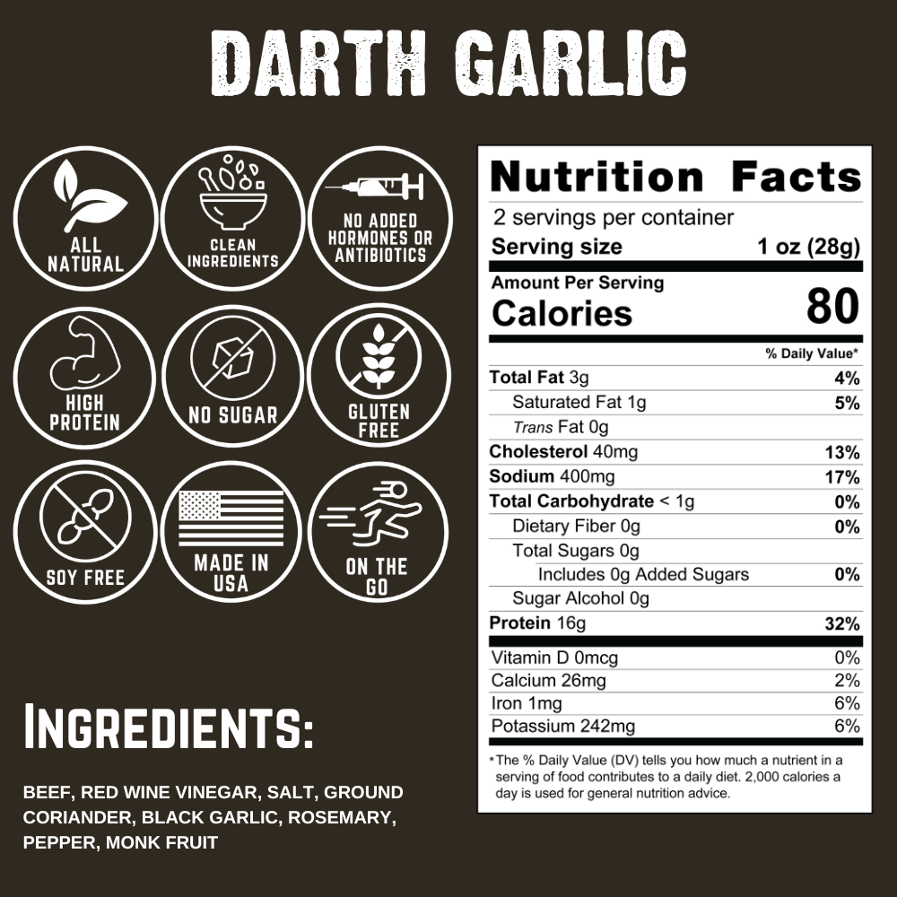Darth Garlic Biltong