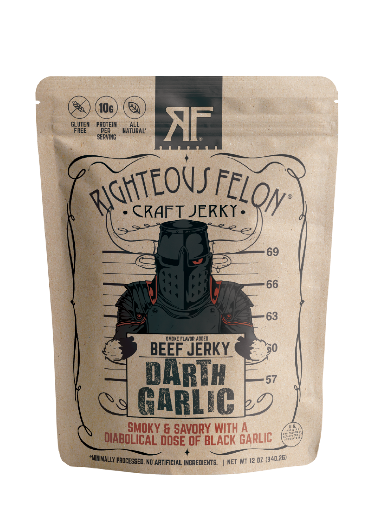 Darth Garlic Beef Jerky 12oz