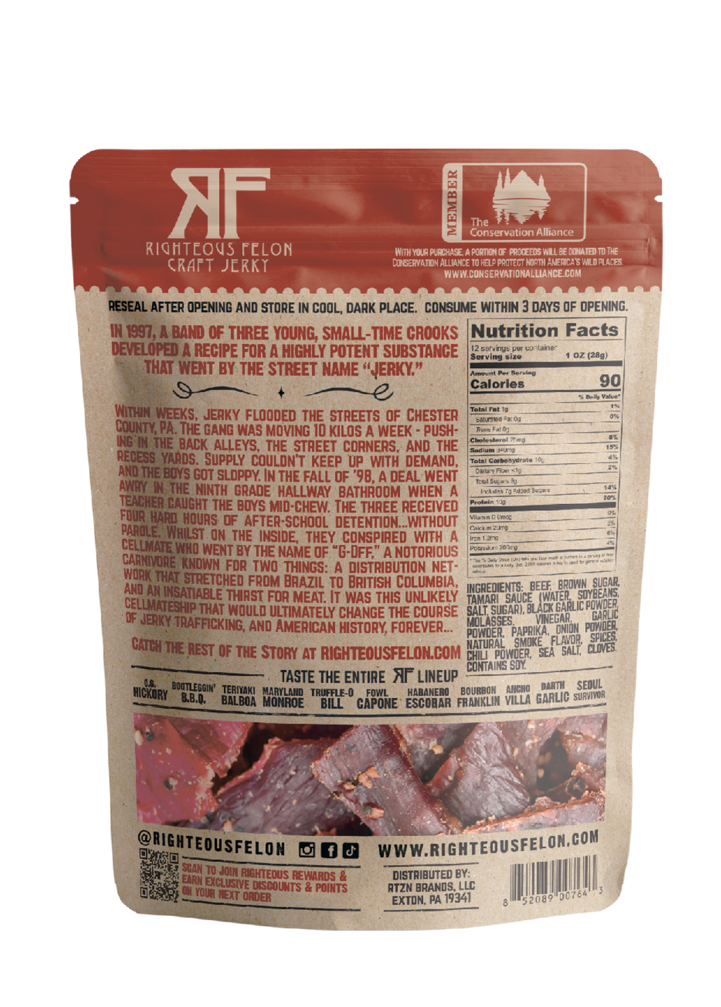 Darth Garlic Beef Jerky 12oz