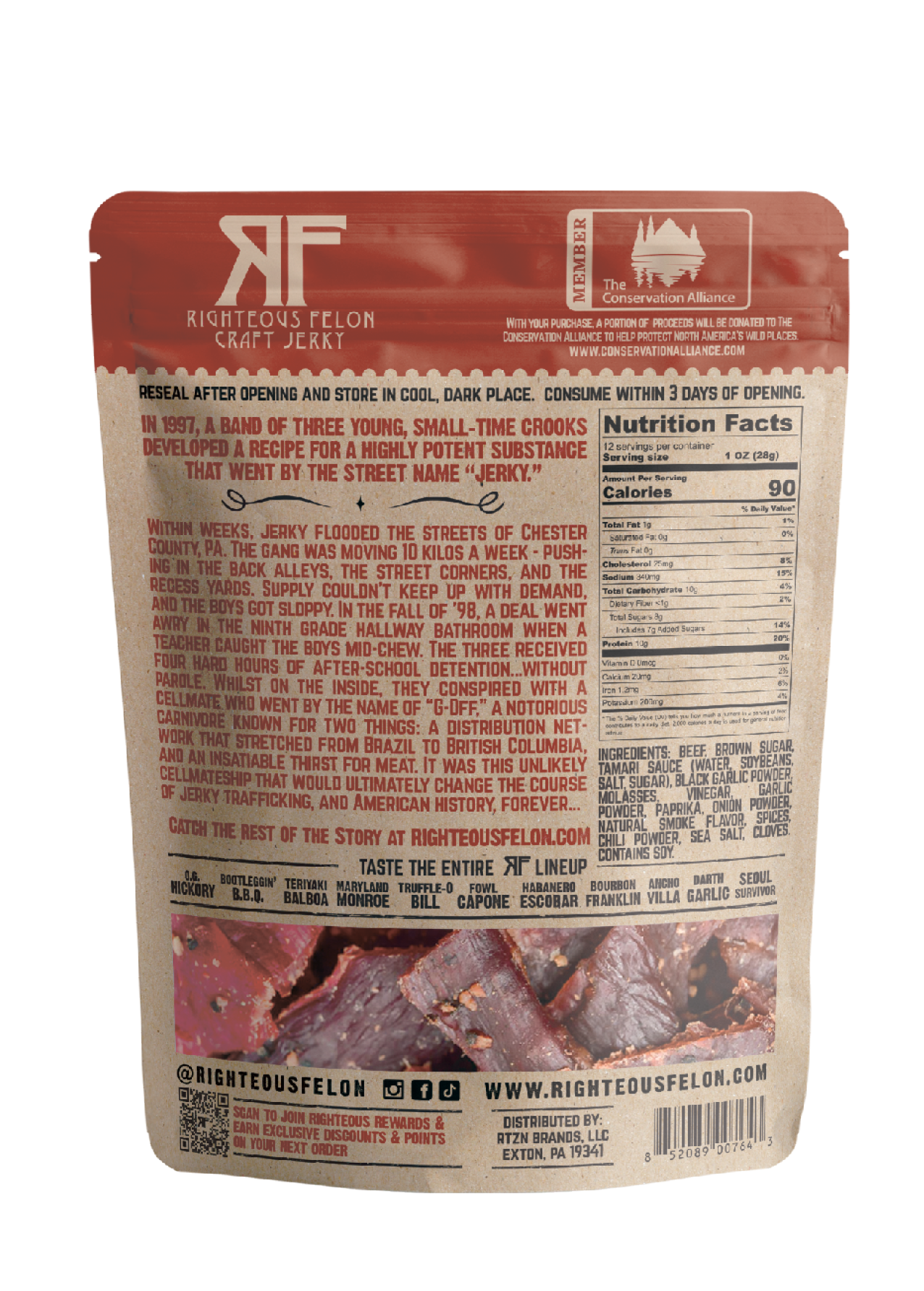Darth Garlic Beef Jerky 12oz