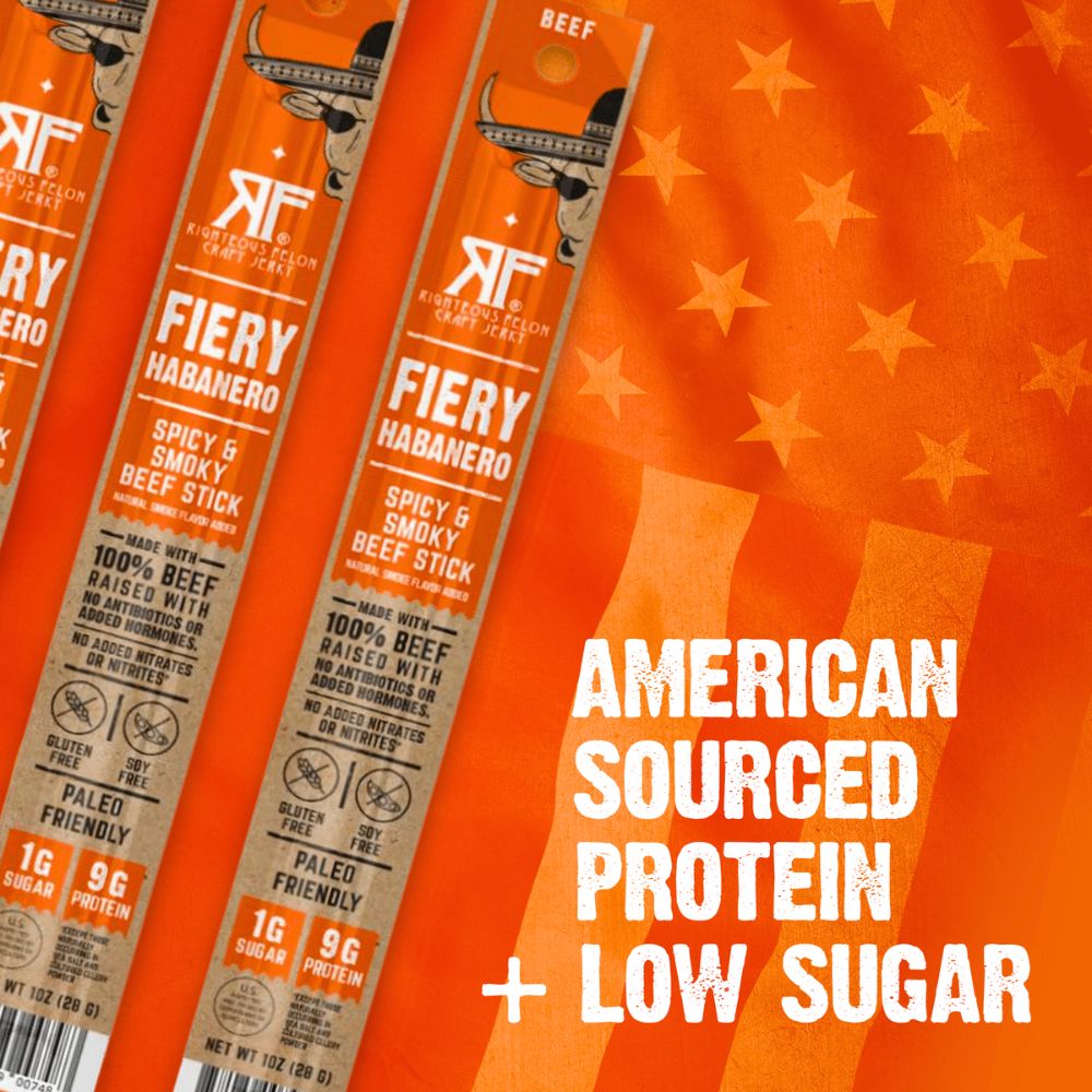 Fiery Habanero Beef Stick (3-Pack)