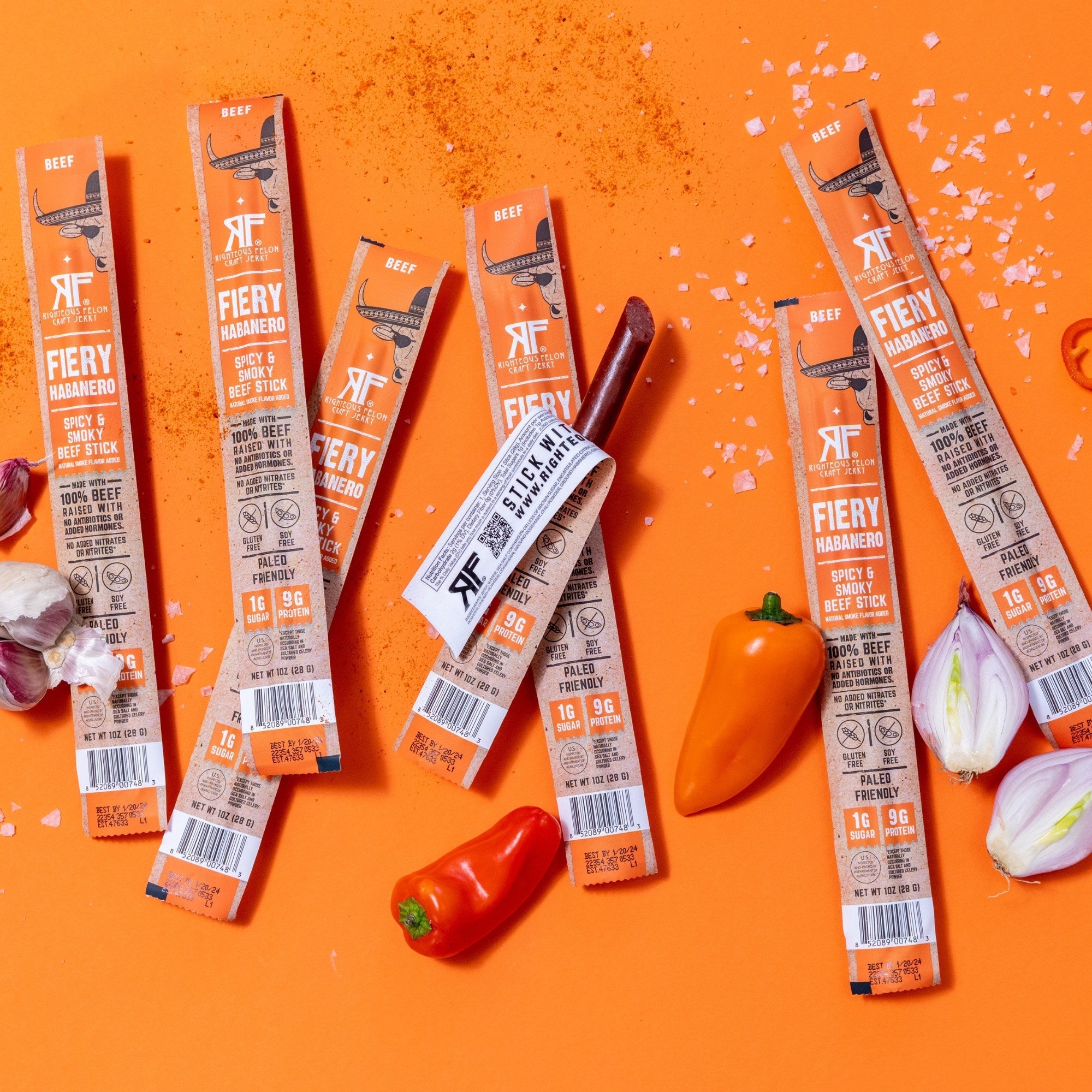 Fiery Habanero Beef Stick (3-Pack)