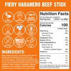 Fiery Habanero Beef Stick (3-Pack)