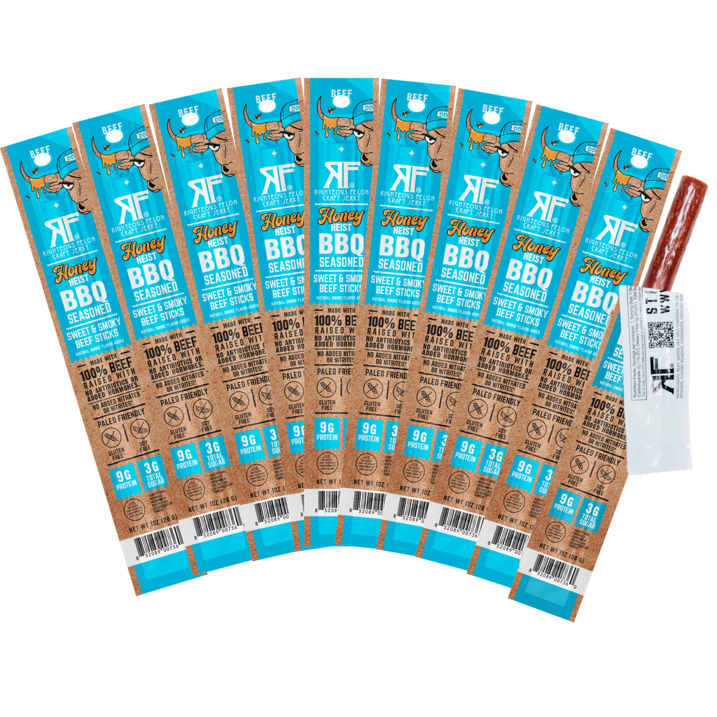 NEW Honey Heist BBQ Beef Stick (10-Pack)