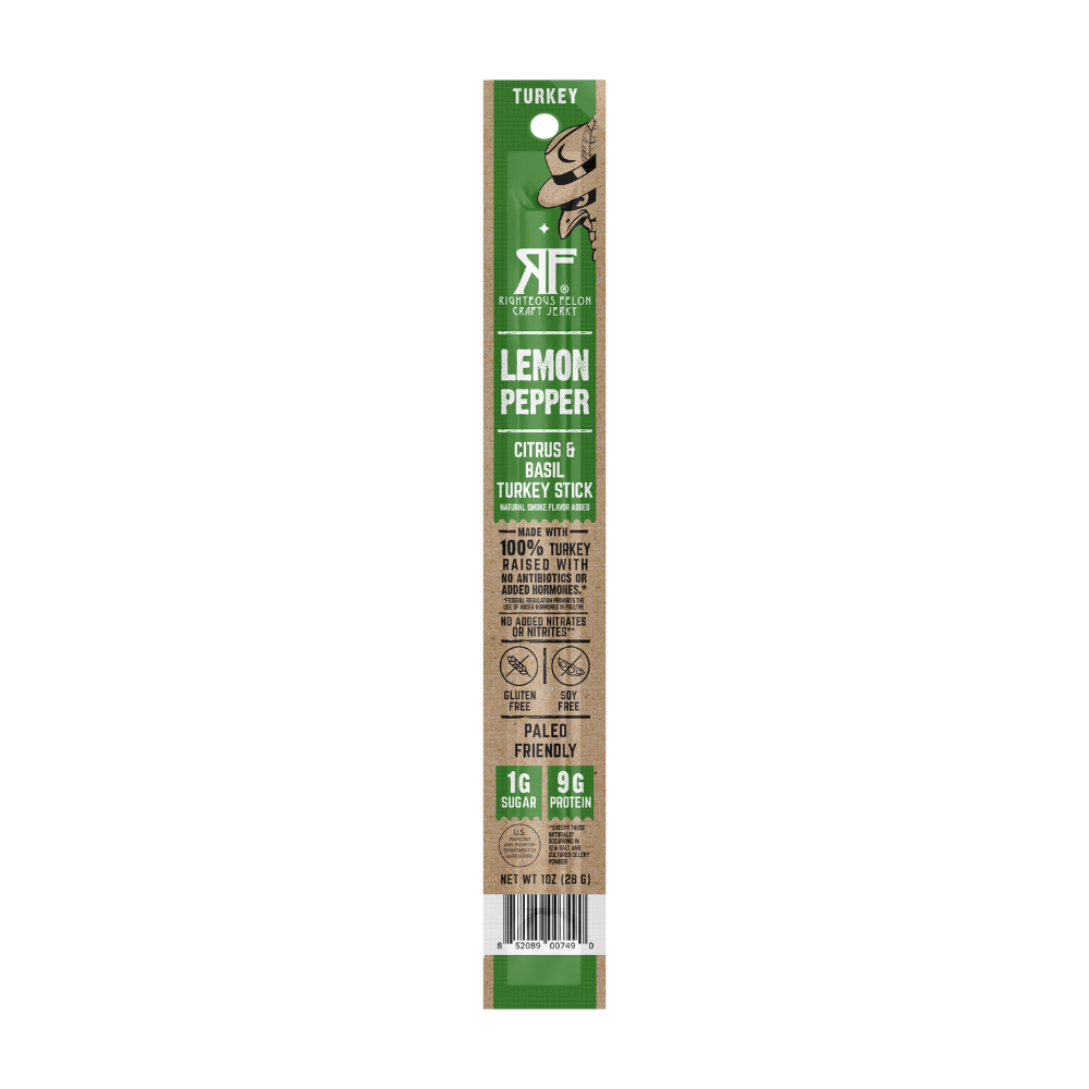 Lemon Pepper Turkey Stick (1-Pack) - LIMIT 1 FREE STICK