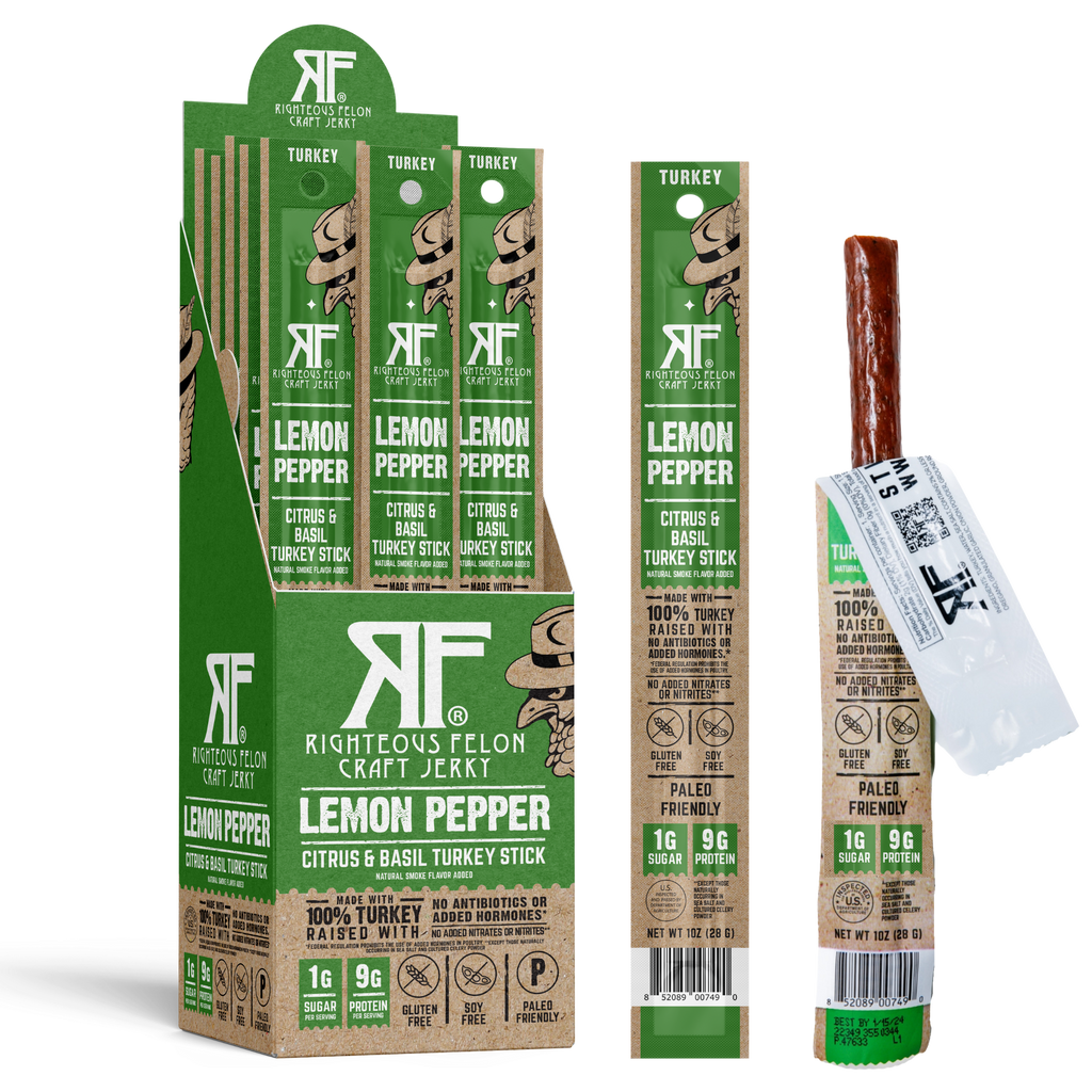 Lemon Pepper Turkey Stick (24-Pack)