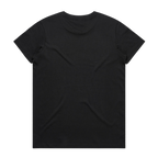 Women's Black & White Basic T-Shirt