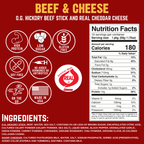 NEW Side-by-Side Beef & Cheese Sticks (10ct Caddy/1.75oz ea)
