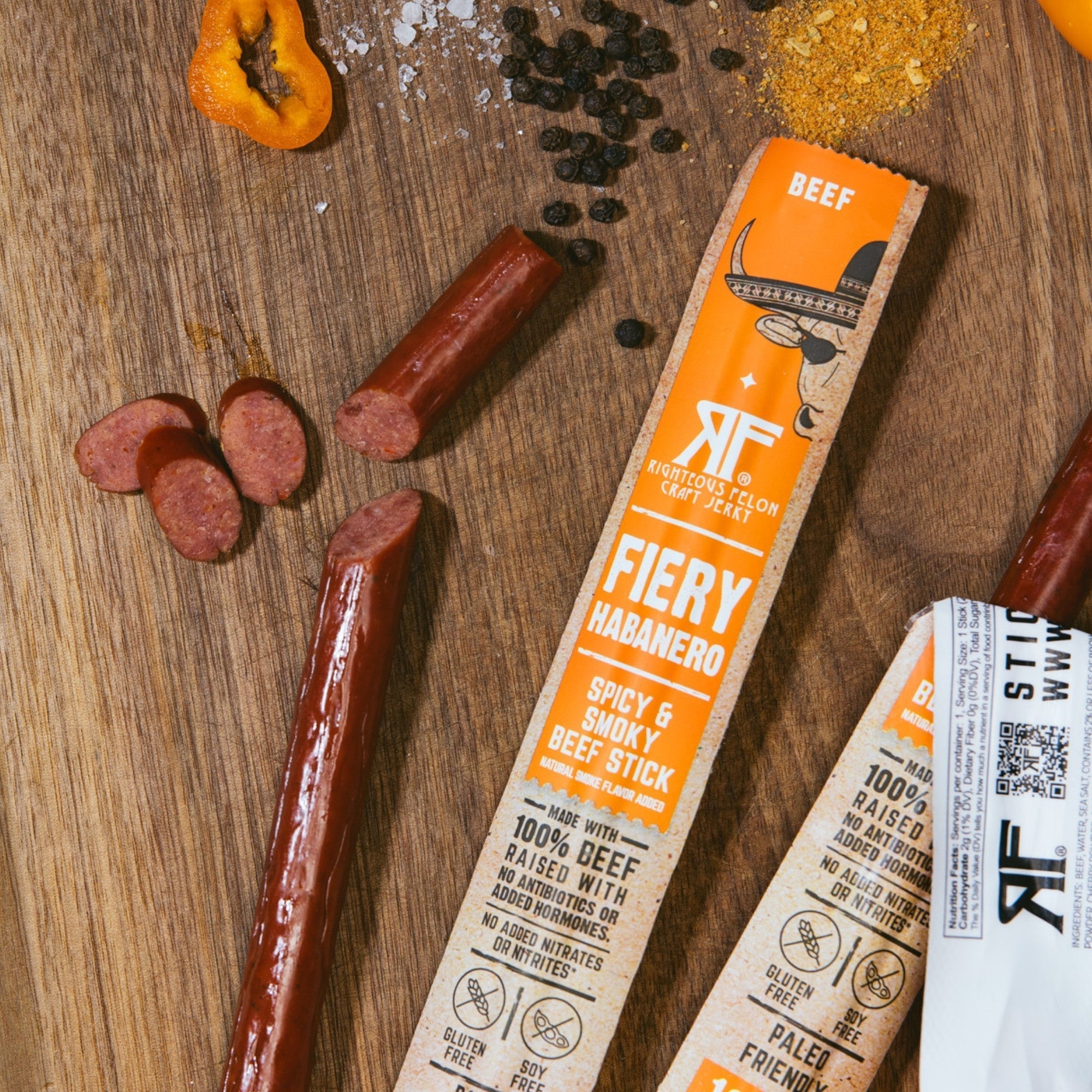 Fiery Habanero Beef Stick (3-Pack)