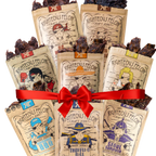Righteous Felon Premium Beef Jerky Protein Pack | 8 Meat Snacks