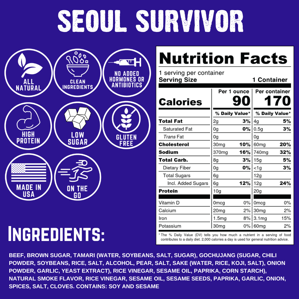 Seoul Survivor Beef Jerky