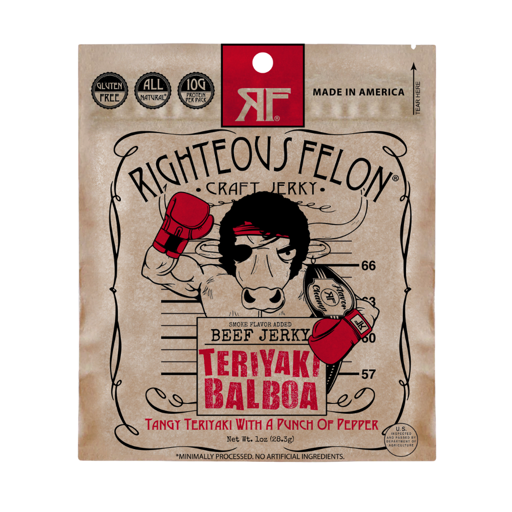 Teriyaki Balboa Beef Jerky 1oz (16ct)