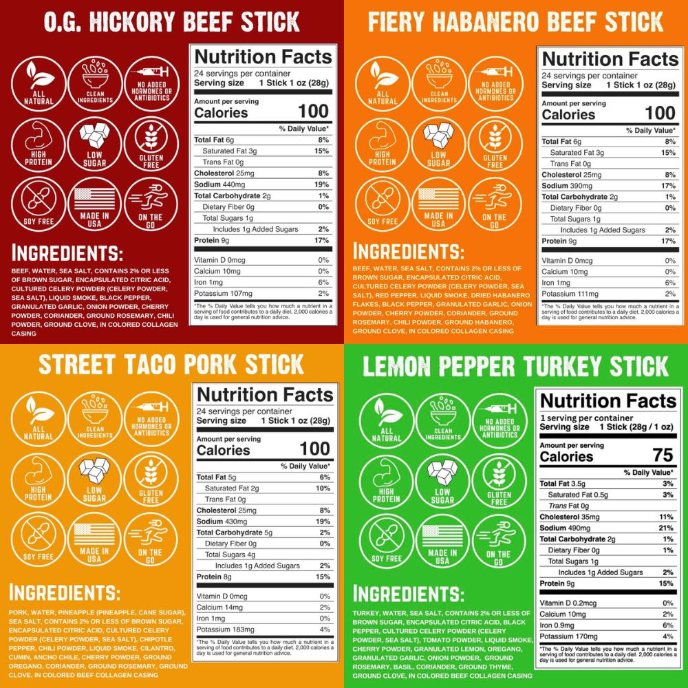 Variety Meat Sticks (10-Pack)