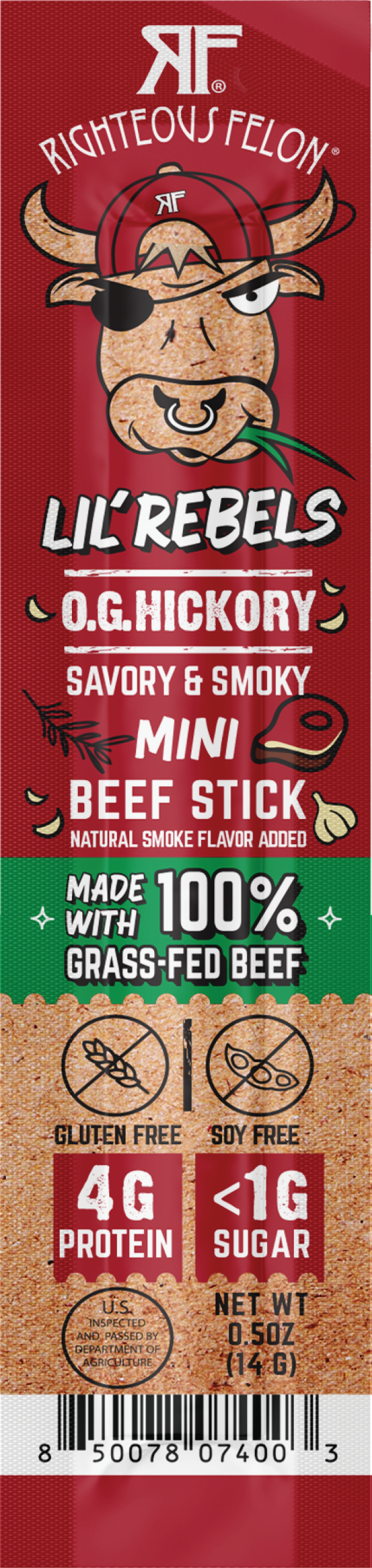Lil Rebels Hickory Meat Sticks – 14ct pack