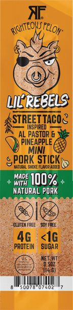 Lil Rebels Street Taco Meat Sticks – 14ct pack